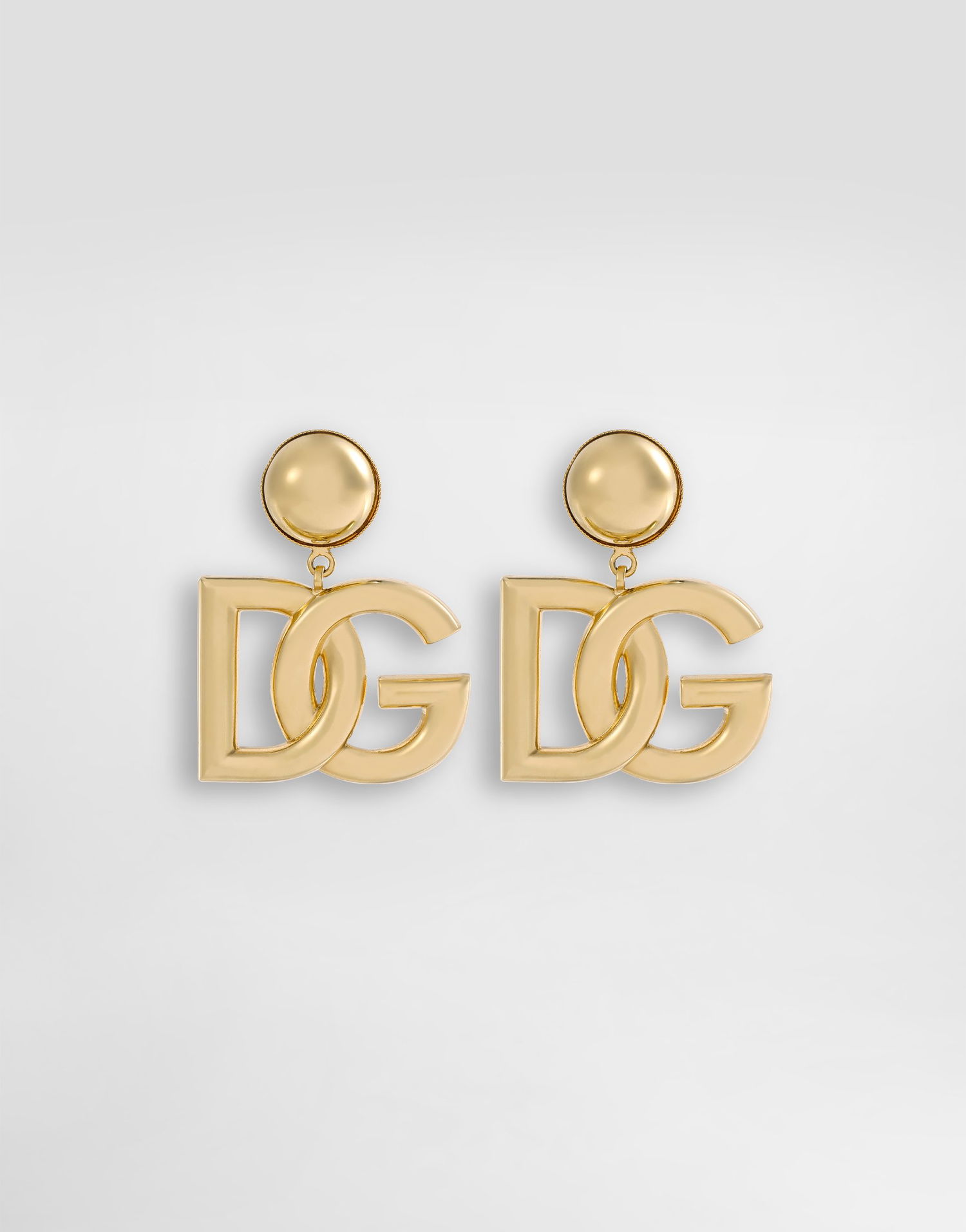 Náušnice Dolce & Gabbana Dolce & Gabbana Metal DG Logo Earrings Metalická | WEN6P6W1111ZOO00, 0