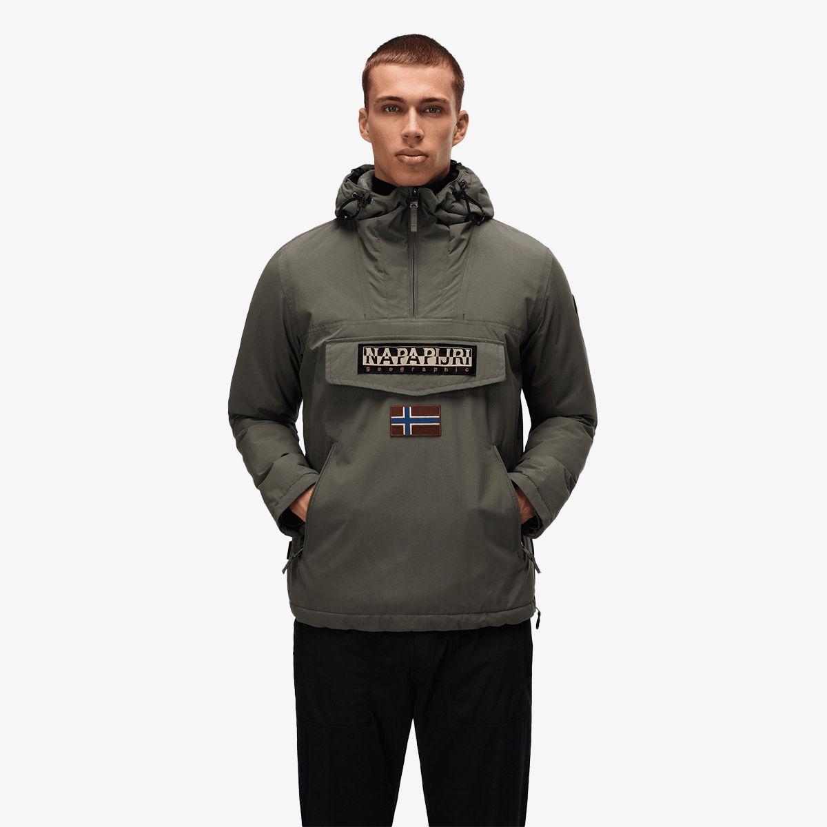 Vetrovka Napapijri Rainforest Pocket 2 Jacket Šedá | NP0A4GMDG0A1, 1