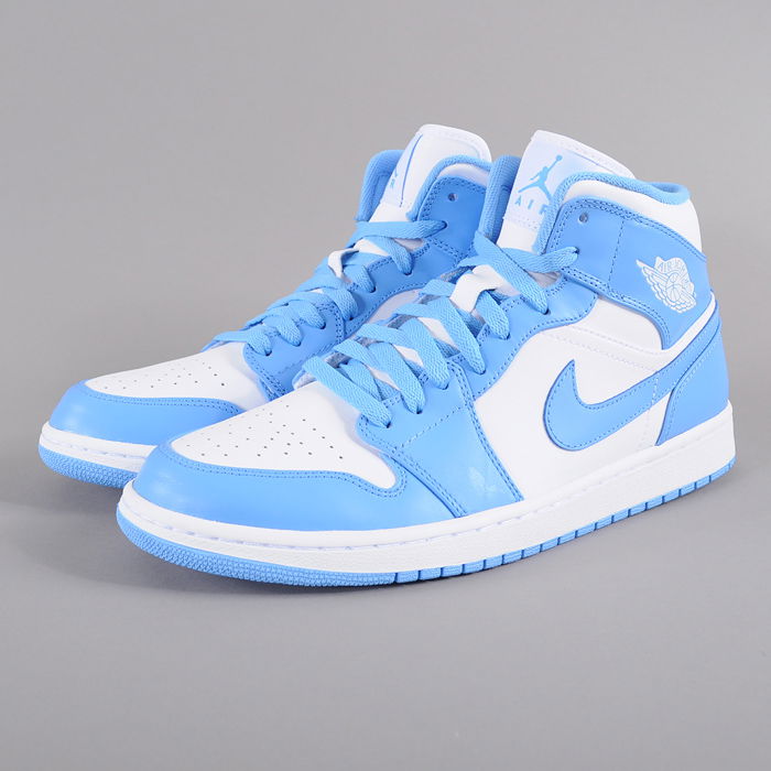 Tenisky a topánky Jordan Air Jordan 1 Mid "UNC" Modrá | 554724-106, 1