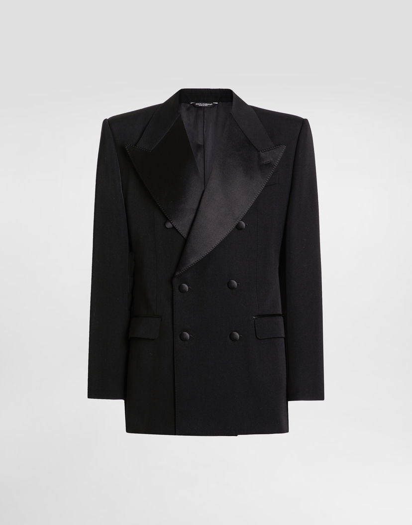 Bunda Dolce & Gabbana Double-breasted Sicilia Jacket Čierna | G2VO3TGJ865N0000
