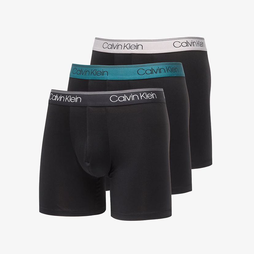 Boxerky CALVIN KLEIN Boxer Brief 3-Pack Black Čierna | NB2570A Q7E