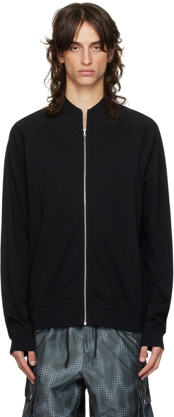 Sveter Dries Van Noten Zip Sweater Čierna | 242-021106-9600, 0