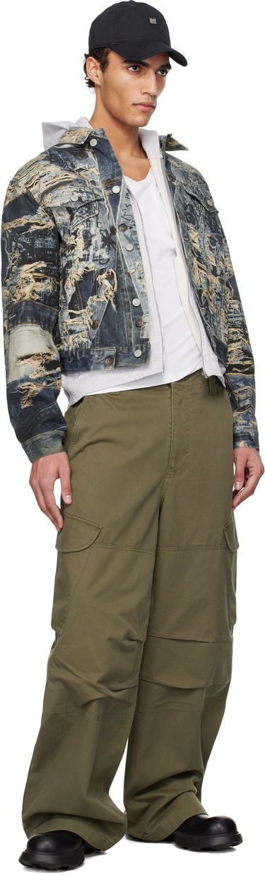Cargo nohavice Acne Studios Acne Studios Organic Cotton Cargo Pants Zelené | BK0660-, 3
