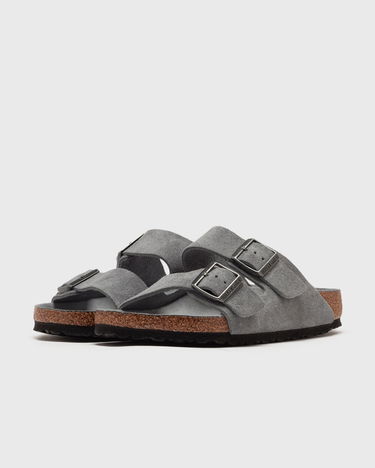 Tenisky a topánky Birkenstock Arizona Soft Footbed Suede Slides Šedá | 1030860, 1