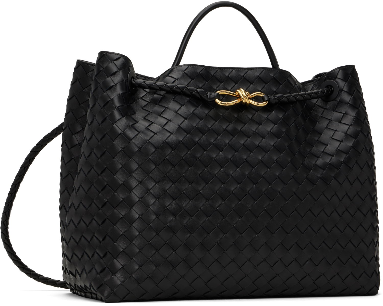Kabelka Bottega Veneta Bottega Veneta Large Andiamo Bag Čierna | 766019VCPP11139, 1