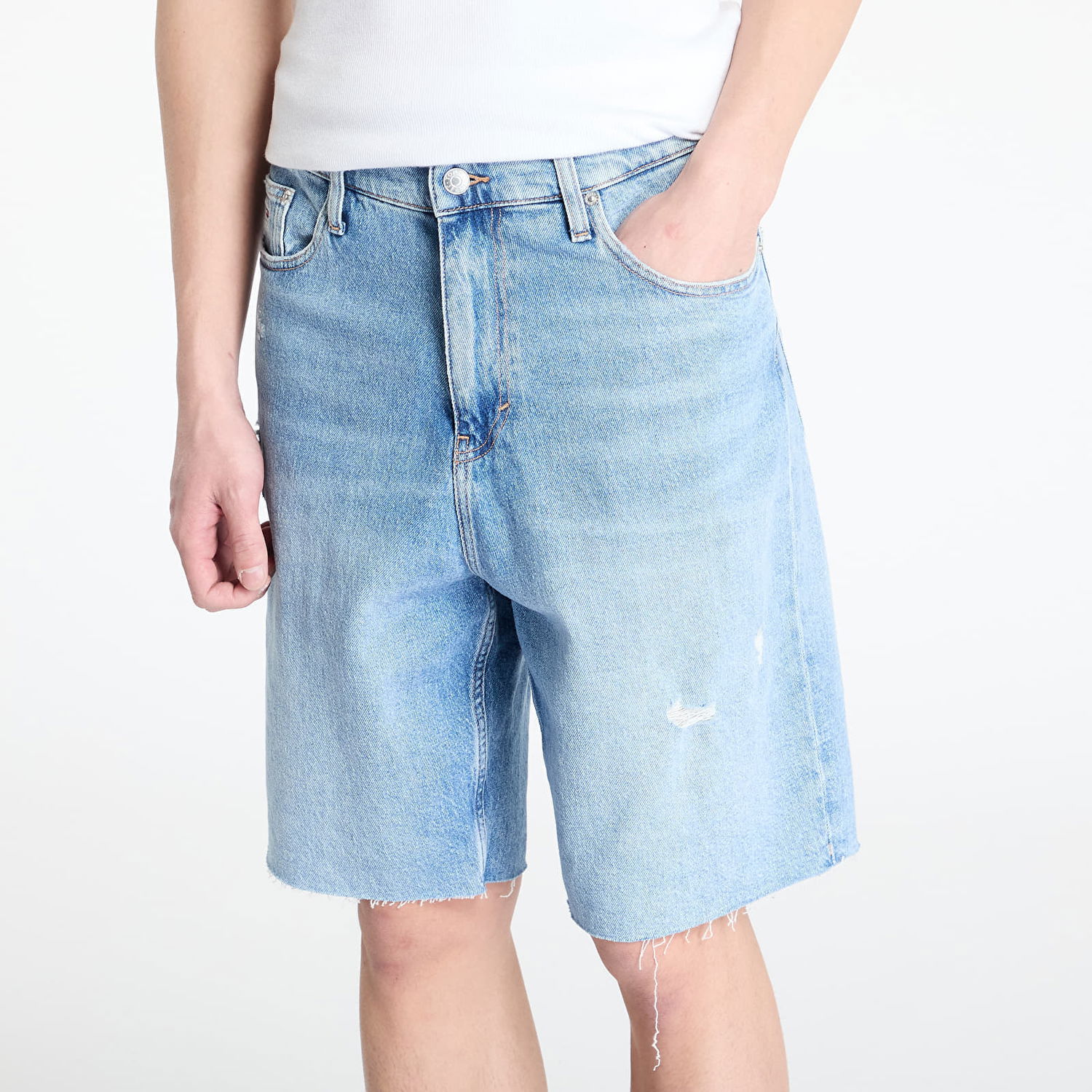 Šortky Tommy Hilfiger Tommy Jeans Isaac Relaxed Denim Shorts Modrá | DM0DM20957 1AB, 1