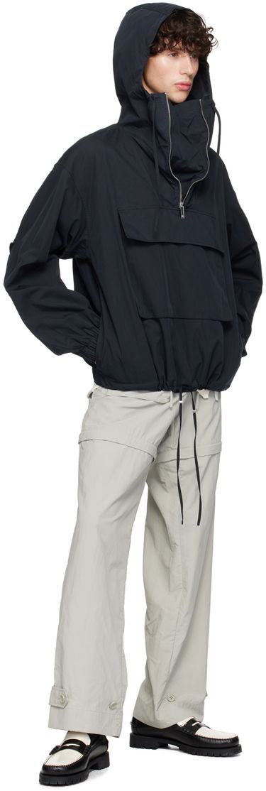 Vetrovka Helmut Lang Gusset Hooded Jacket Navy | O04HM101, 3