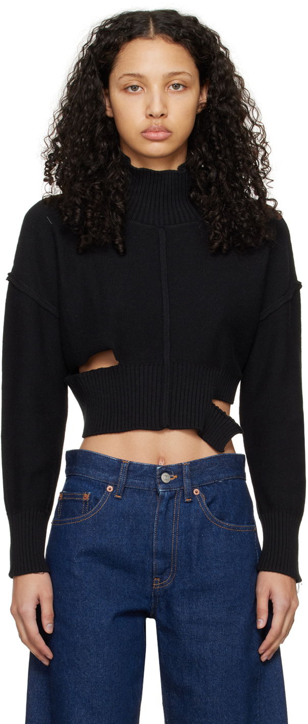 Sveter Maison Margiela MM6 Boxy Sweater Čierna | S52HA0285 S18444, 0