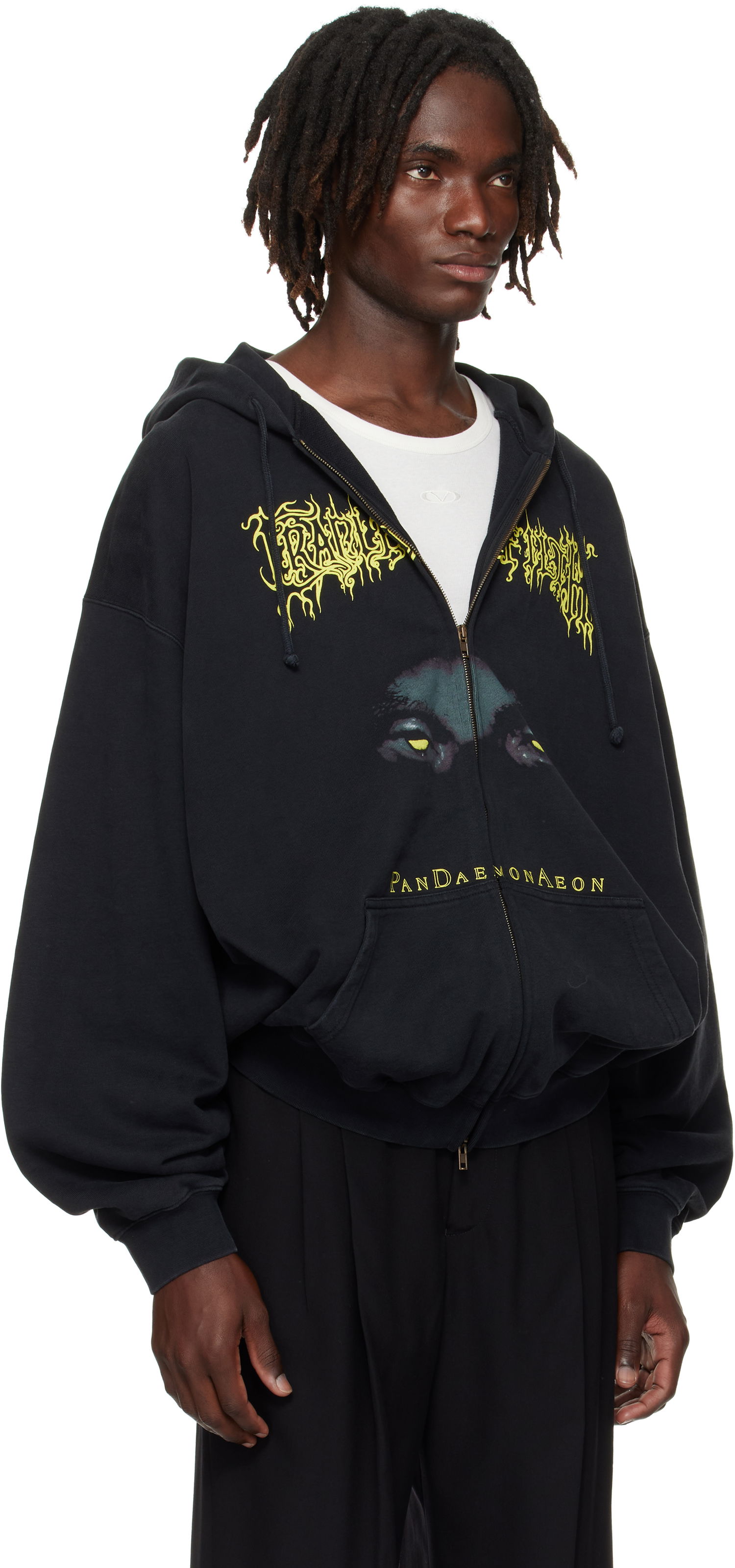 Mikina VETEMENTS Vetements Cradle of Filth 'Pandaemonaeon' Zip-Up Hoodie Čierna | UCF76ZU550B, 1