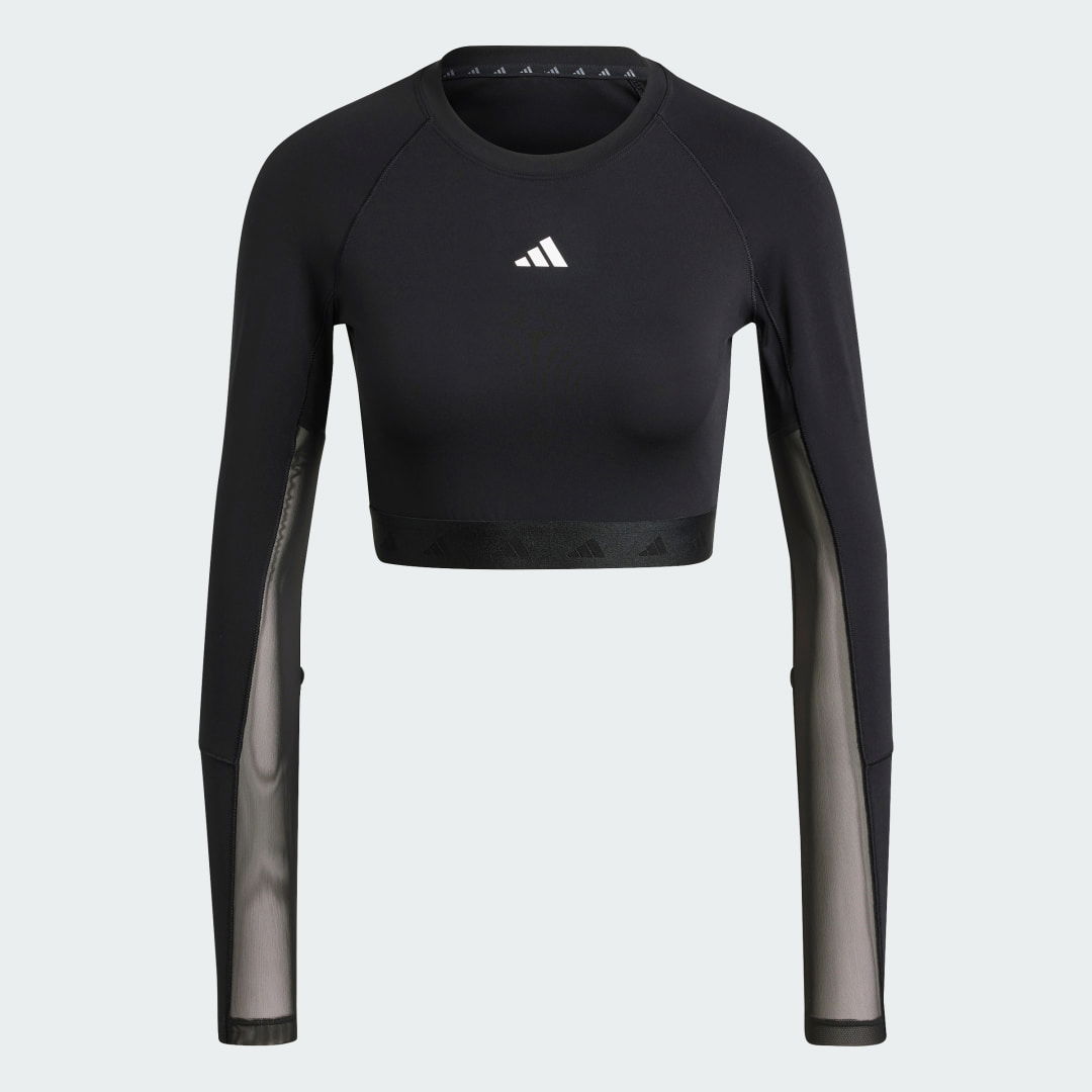 Hyperglam Training Crop Long Sleeve Top