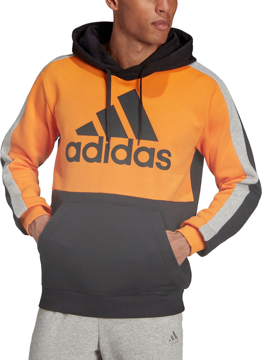 Mikina adidas Originals Essentials Colorblock Hoodie Oranžová | he4326, 0