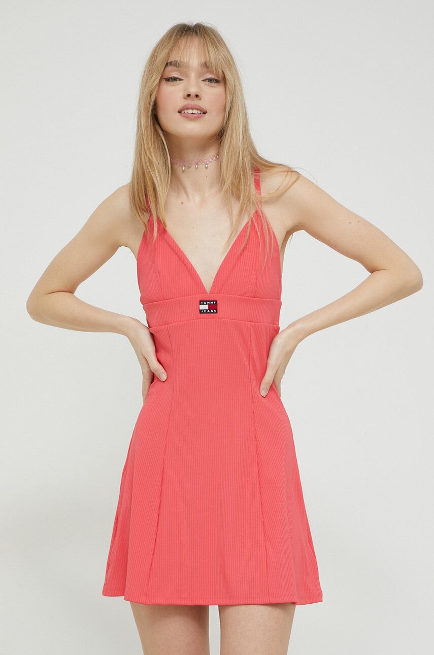 Šaty Tommy Hilfiger Dress Ružová | DW0DW15360.PPYX, 0