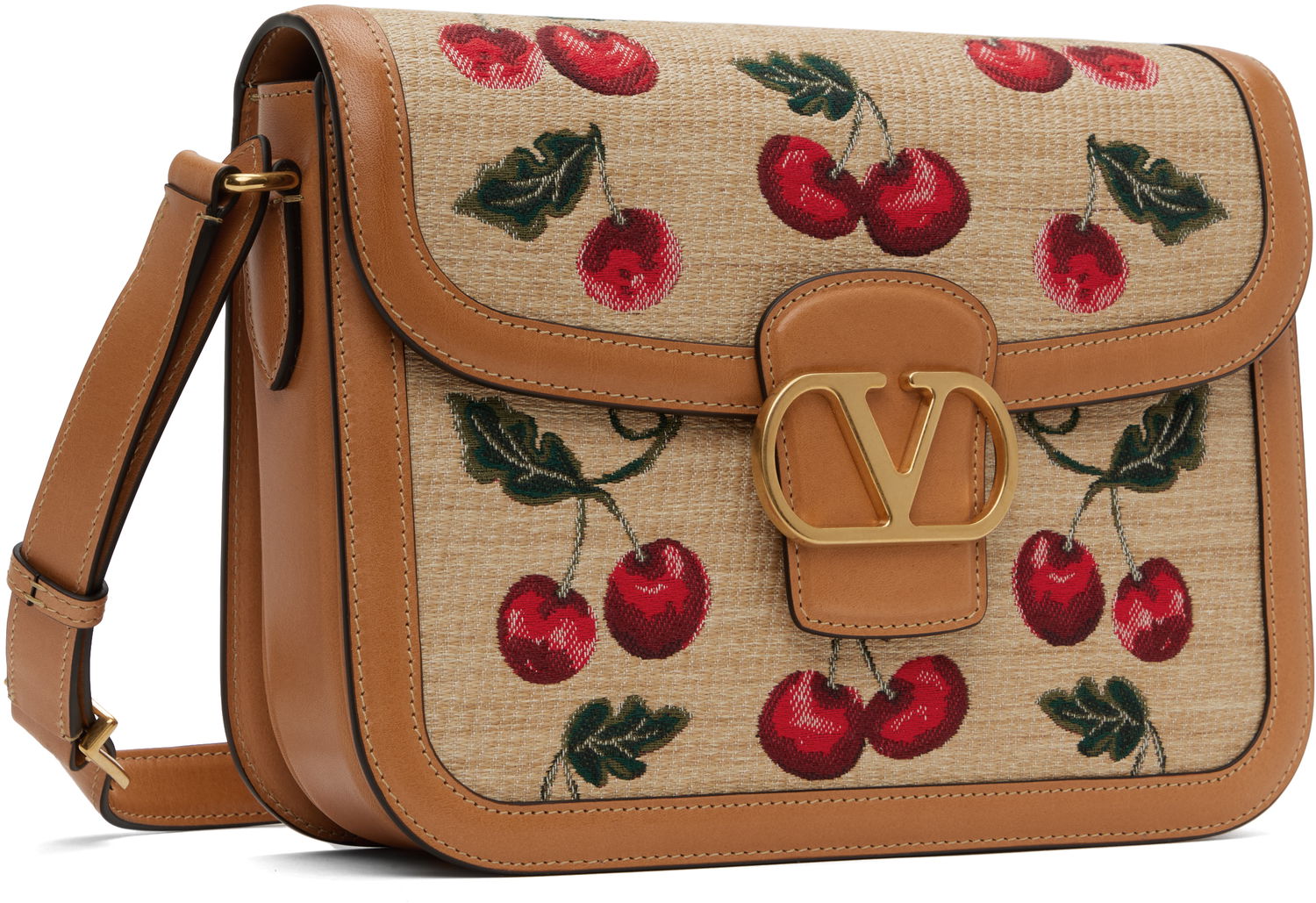 Kabelka Valentino Valentino Garavani 9to5 Mini Cherryfic Shoulder Bag Béžová | 6W0B0R15IXM, 1