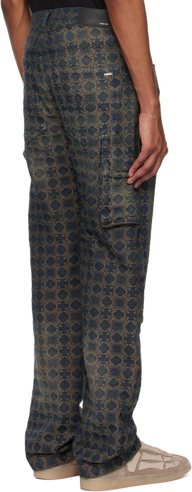 Cargo nohavice AMIRI Amiri MA Quad Jacquard Carpenter Jeans Modrá | AMDNGH1064, 2