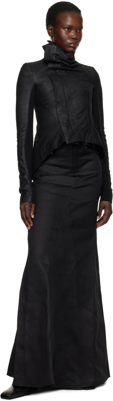 Sukňa Rick Owens Rick Owens Hollywood Godet Maxi Skirt Čierna | RP01E7369 TWL, 3