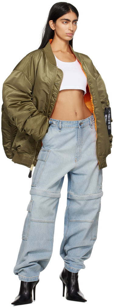 Tielko VETEMENTS Embroidered Cropped Tank Top Biela | VL20TR320W, 3