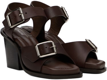 Tenisky a topánky LEMAIRE Square Heeled Sandals Hnedá | FO0024 LL196, 3