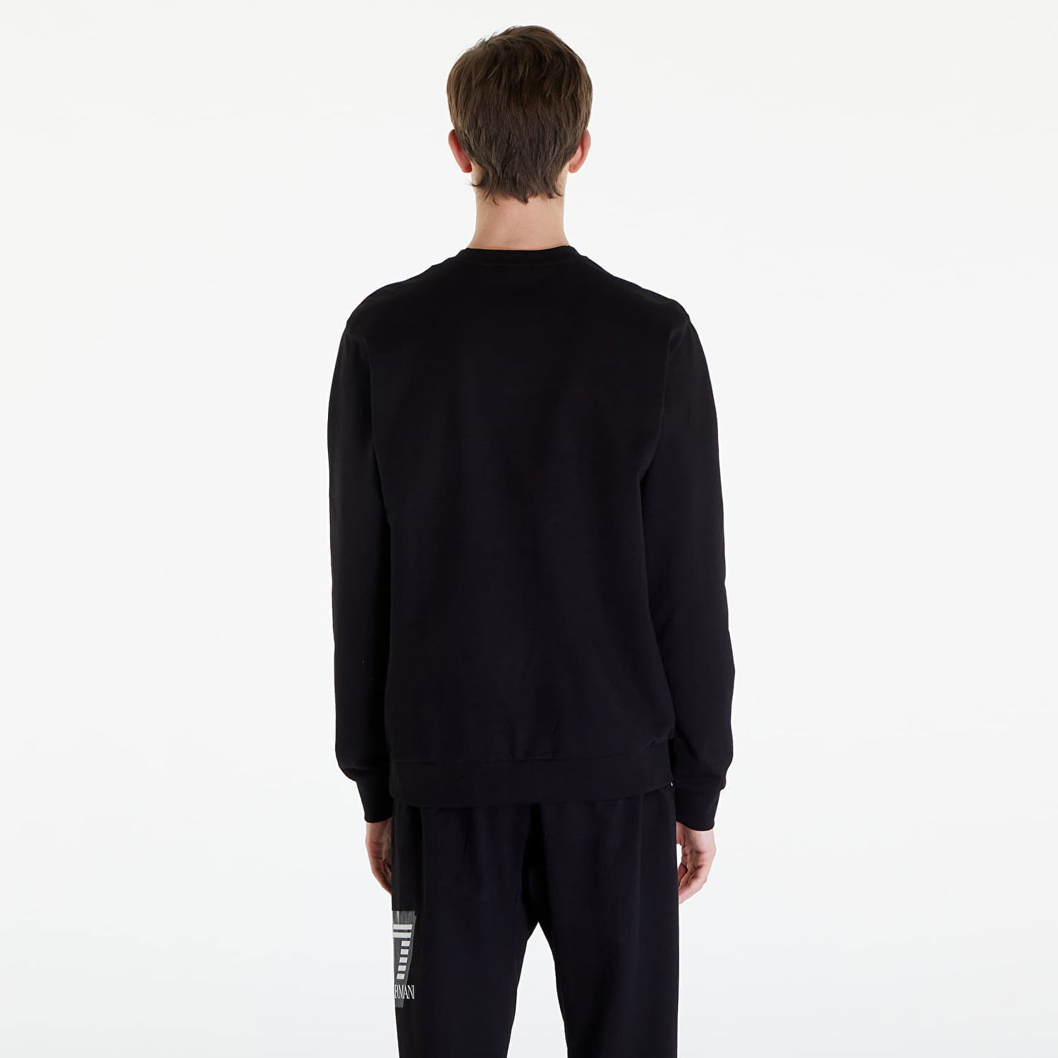 Mikina Emporio Armani Men's hoodie EA7 Felpa Black Čierna | 3DPM60PJ05Z1200, 1