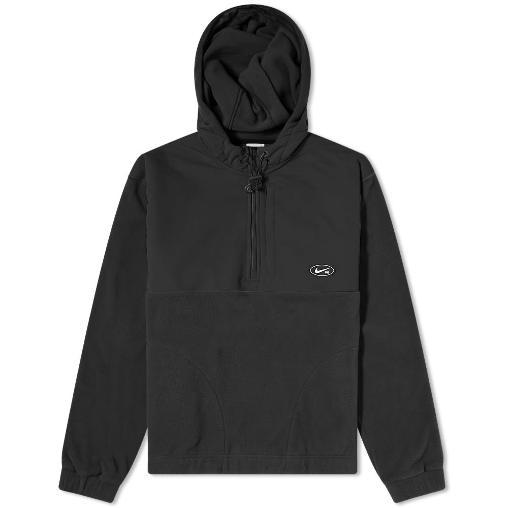 Mikina Nike SB Polar Fleece Half Zip Hoody Čierna | DA4223-010, 0