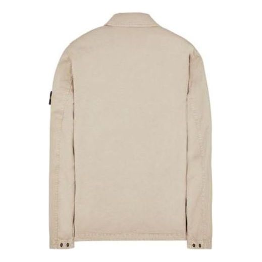 Košeľa Stone Island Stretch Cotton Over Shirt Béžová | 781510304-V0192