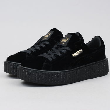 Tenisky a topánky Puma Creepers Velvet black - black - black Čierna | 364466 01, 0