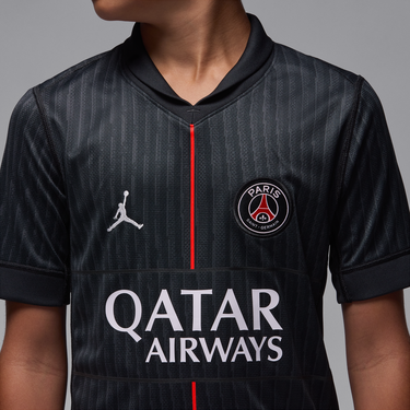 Dres Jordan Paris Saint-Germain 2025/26 Stadium Fourth Jordan Dri-FIT Football Replica Shirt Čierna | HQ4232-045, 3