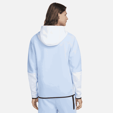 Mikina Nike Sportswear Tech Fleece Hoodie Modrá | dv0537-479, 3