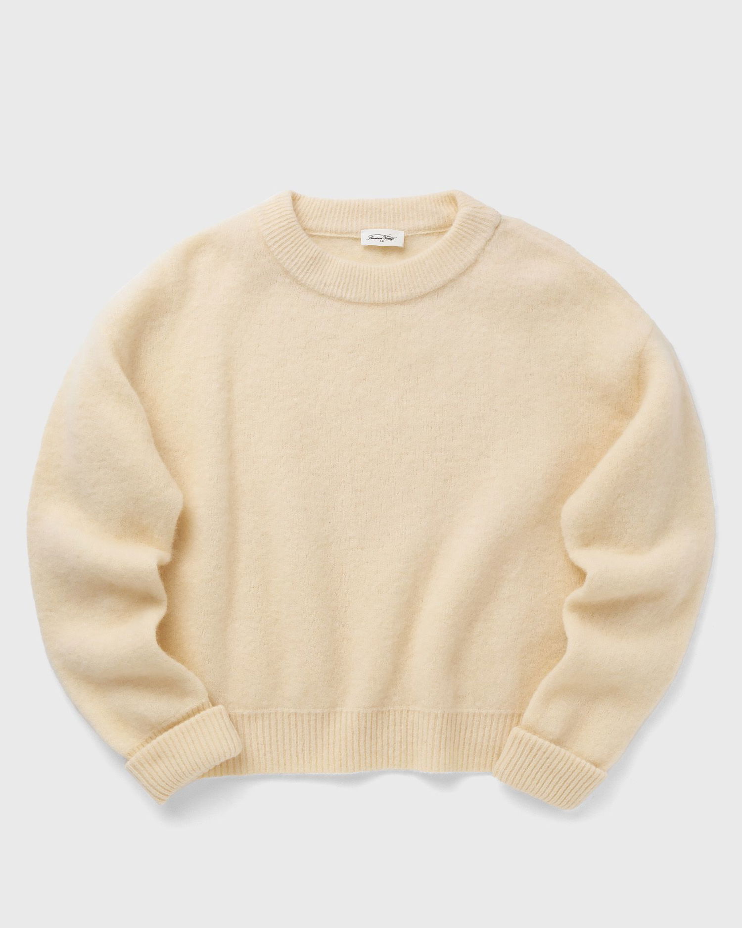 Sveter American Vintage VITOW Sweater Beige Béžová | VITO18EH24-CHEESECAKE-CHINE, 0