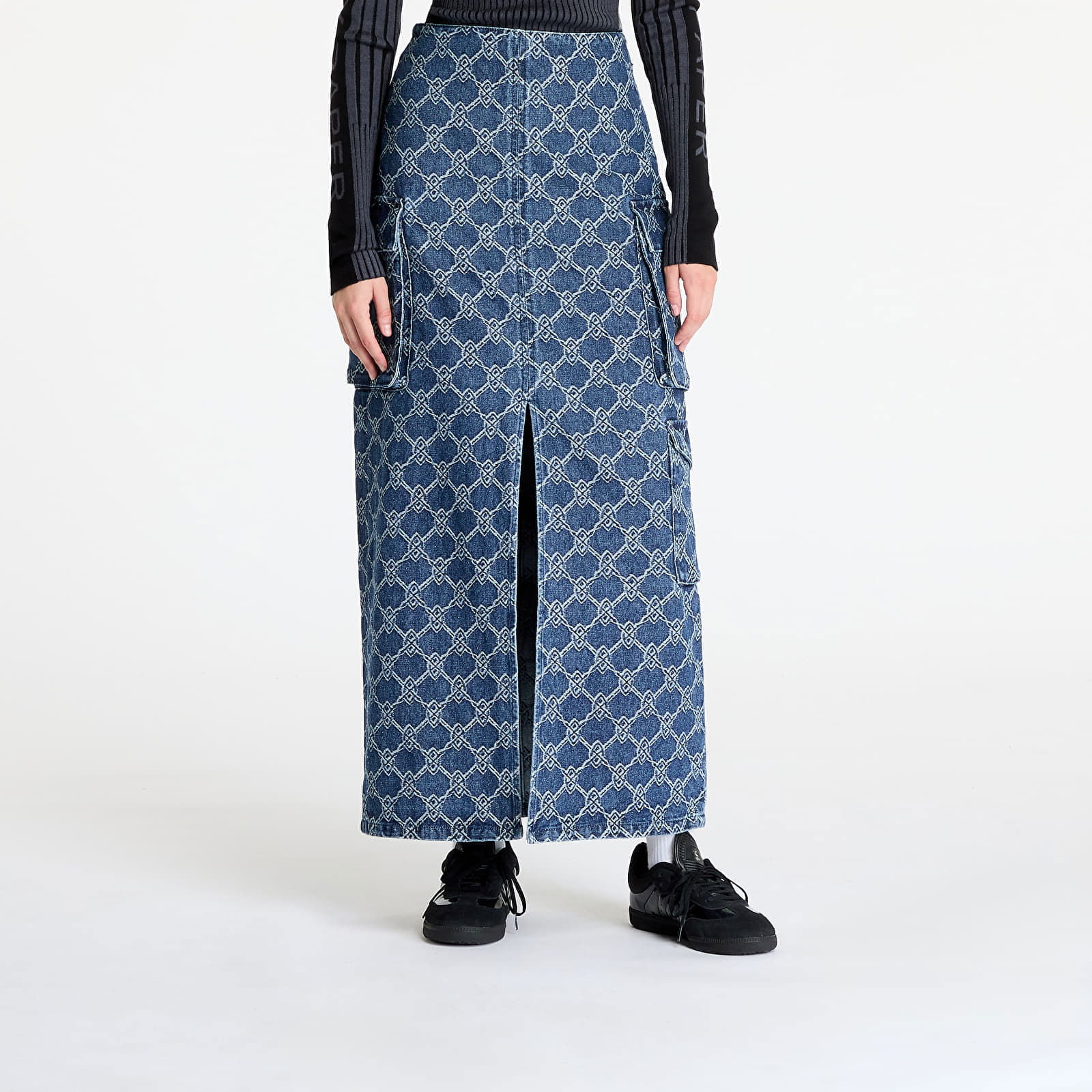 Skirt Zora Denim Cargo Skirt Blue