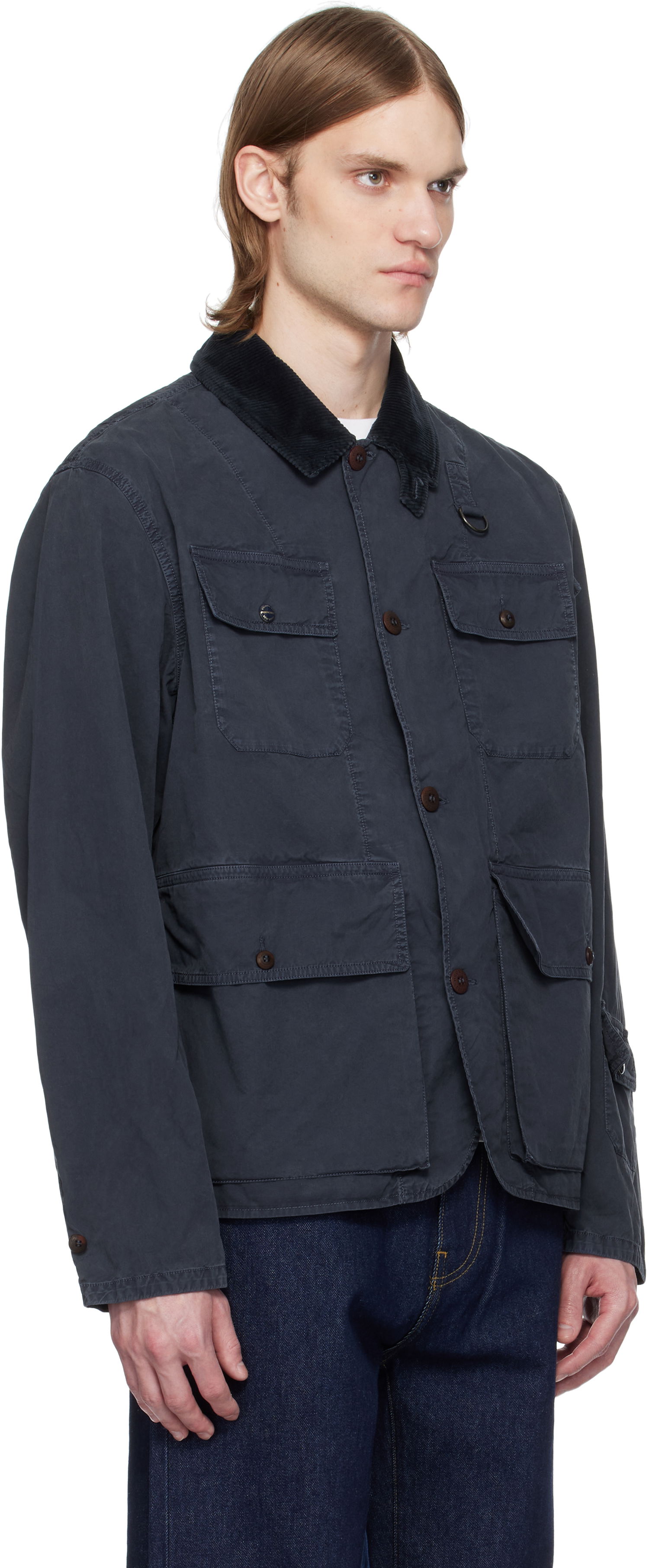 Bunda Polo by Ralph Lauren Ralph Lauren Twill Wading Jacket Navy | 710964565001, 1