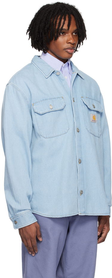 Košeľa Carhartt WIP Carhartt WIP Harvey Denim Overshirt Modrá | I033346, 1