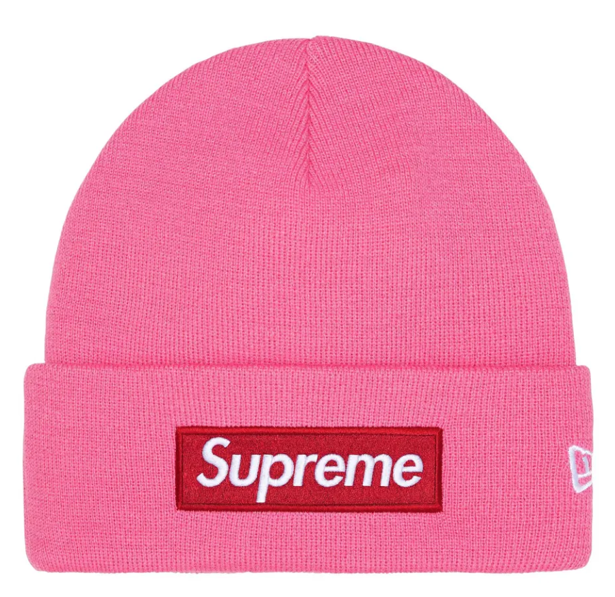 Kulicha Supreme Box Logo Beanie ONE-SIZE Ružová | FW25BN5 MAGENTA, 0