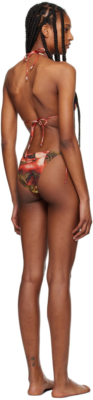 Plavky Jean Paul Gaultier 'The Roses' Bikini Set Červená | 24/25-F-BS007-J543-403050, 2
