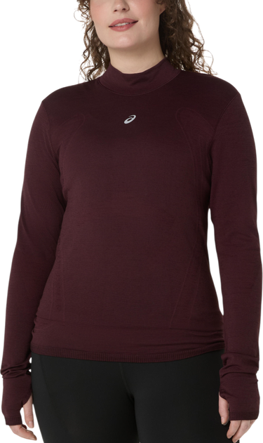 Tričko Asics ROAD WINTER SEAMLESS Long Sleeve Top Vínová | 2012d277-600, 0