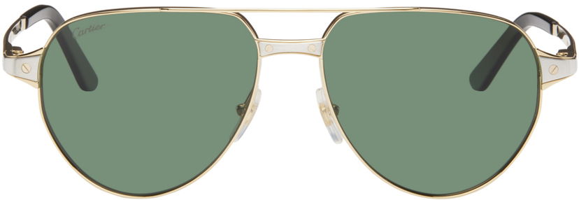 Slnečné okuliare Cartier 'Santos' Sunglasses Béžová | CT0425S-002