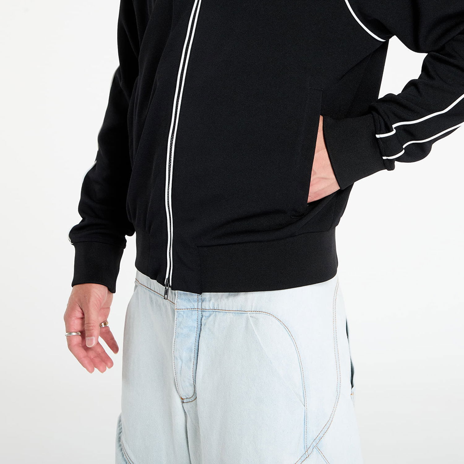 Mikina KENZO KENZO Zip Up Sweatshirt Čierna | FF65SW5534IK.99J, 1
