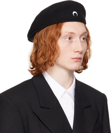 Baretka Marine Serre Marine Serre Moon Felted Wool Beret Čierna | UHG036A RWOV0015, 1
