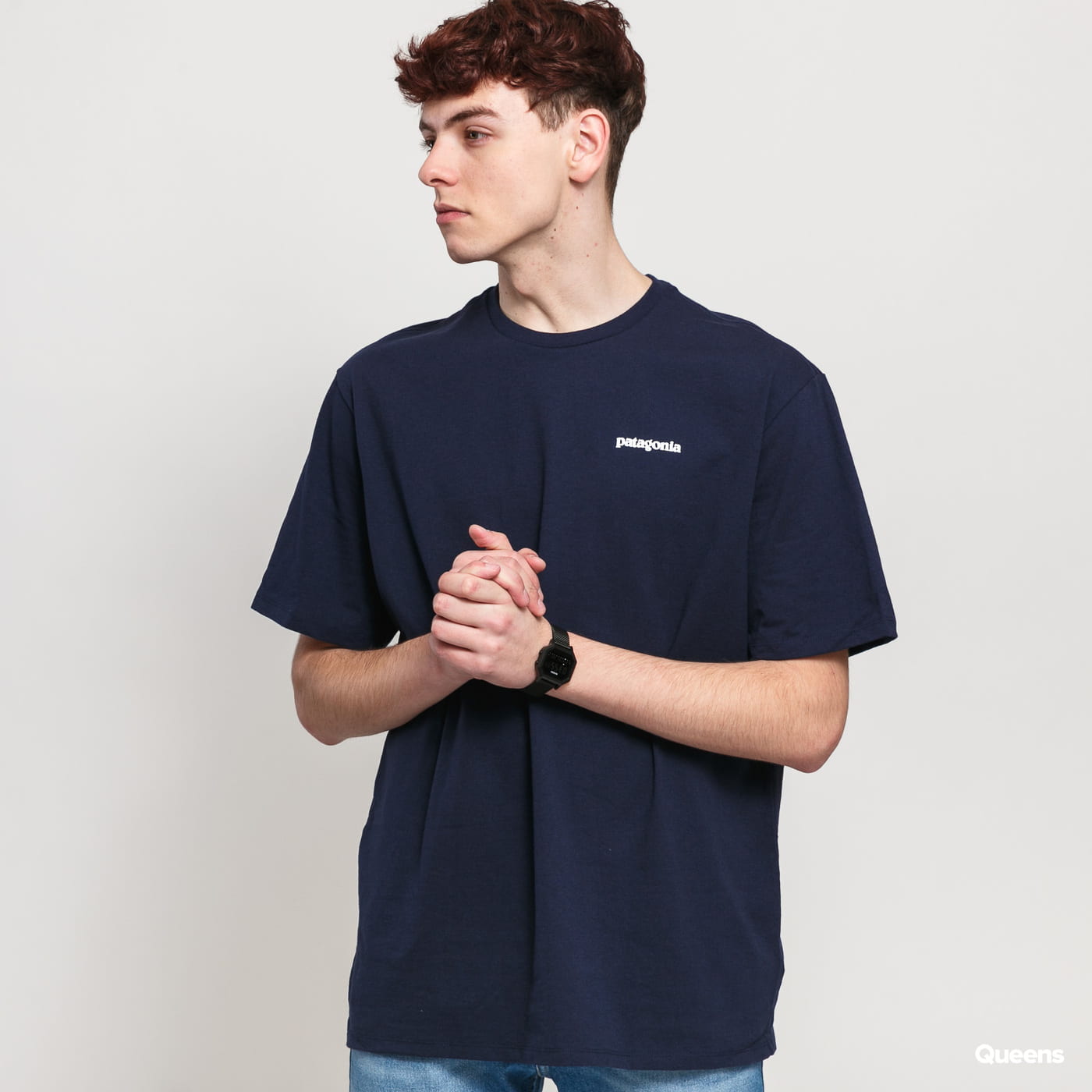 Tričko Patagonia P6 Logo Responsibili Tee Navy | 38504 CNY, 1