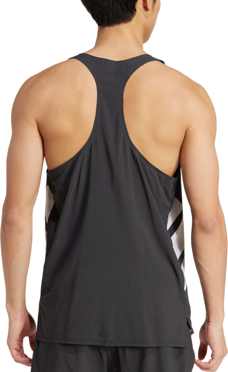 Tielko adidas Originals Adizero Road to Records Tank Top Čierna | jm7806, 1