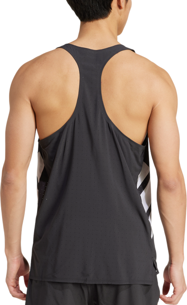 Tielko adidas Originals Adizero Road to Records Tank Top Čierna | jm7806, 1