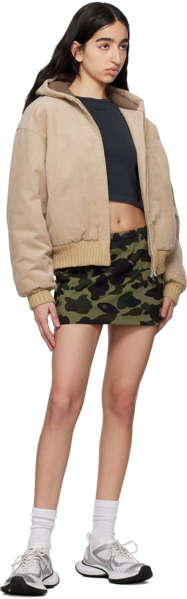 Sukňa BAPE BAPE 1st Camo Sweat Miniskirt Zelené | 001SKL302001L, 3