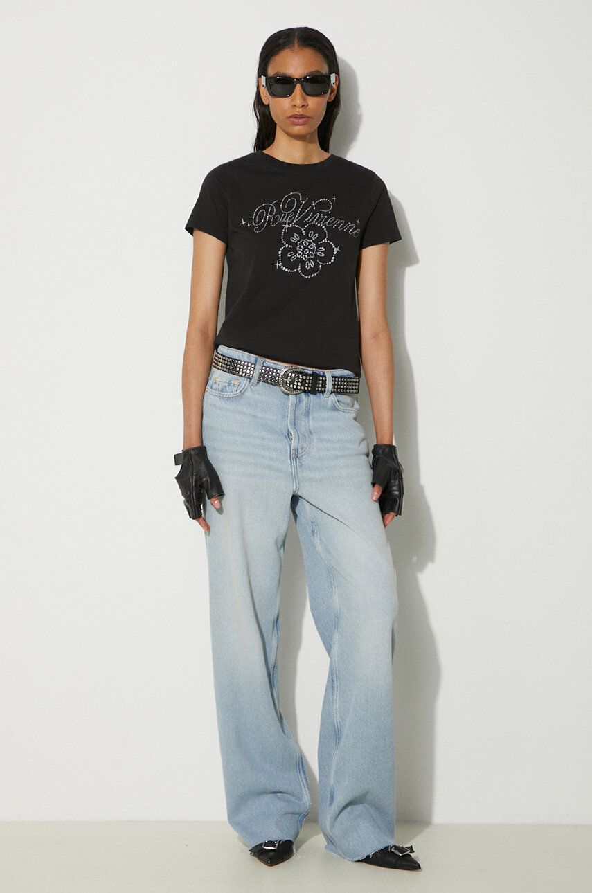 Tričko KENZO Constellation Classic T-shirt Print Short sleeve Black Čierna | FE62TS1444SO.99J, 1