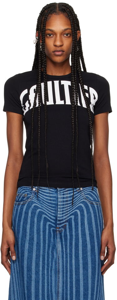 Tričko Jean Paul Gaultier Jean Paul Gaultier 'The Gaultier' T-Shirt Čierna | 24/25-F-TS071I-J056-0001, 0