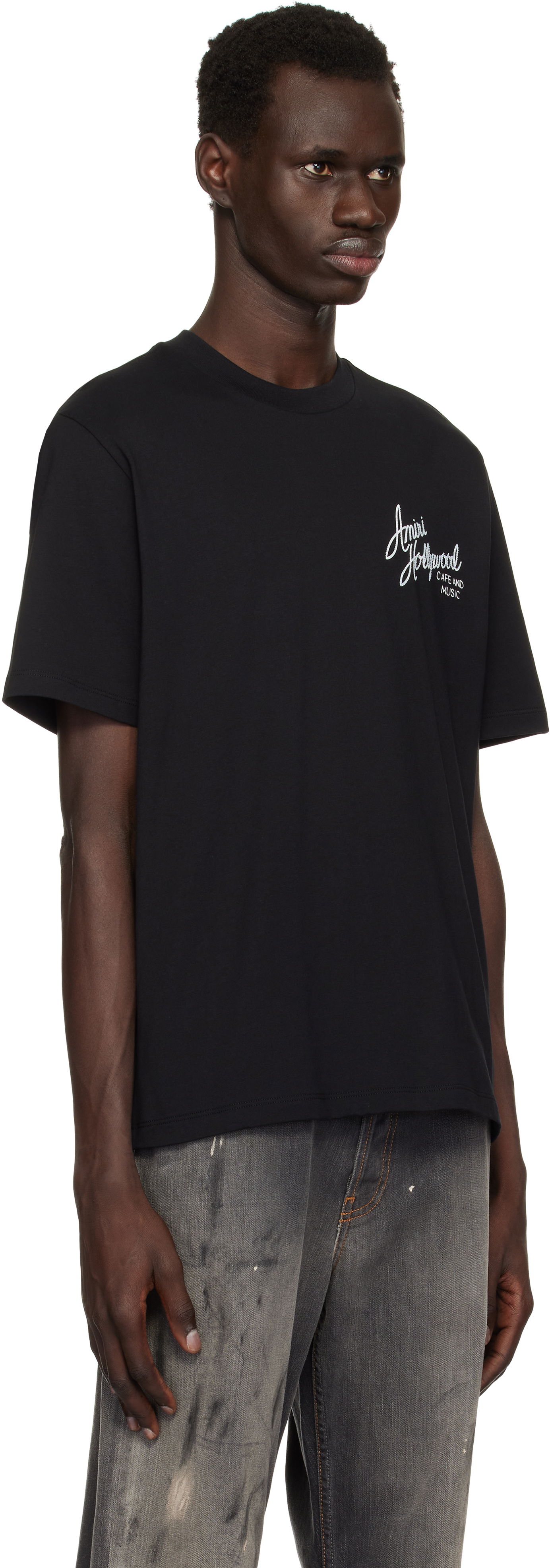 Tričko AMIRI Amiri Hollywood T-Shirt Čierna | AMJYTE1163, 1