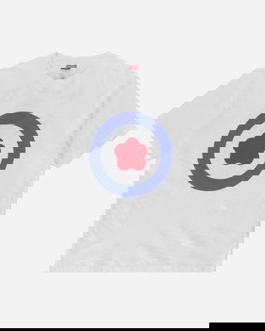 Tričko KENZO Oversize Target T-Shirt Biela | FD65TS1114SG 02, 5