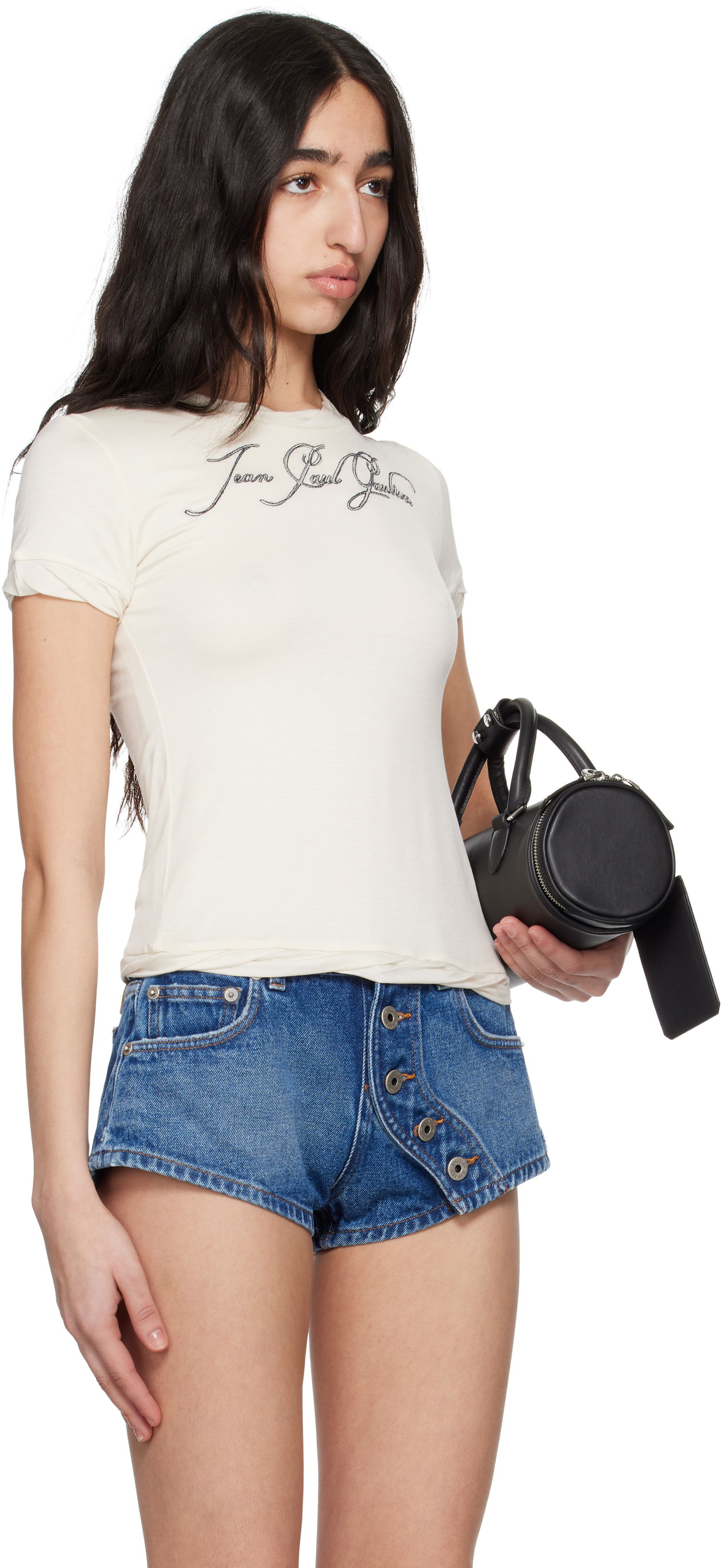 Tričko Jean Paul Gaultier Jean Paul Gaultier 'The Tattoo' T-Shirt Biela | 25/34-F-TS111I-J089-03, 1
