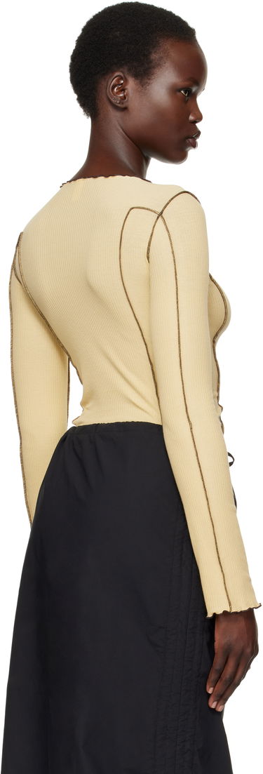 Sveter Baserange Baserange Omato Long Sleeve T-Shirt Béžová | TTML-RB-SP25, 2