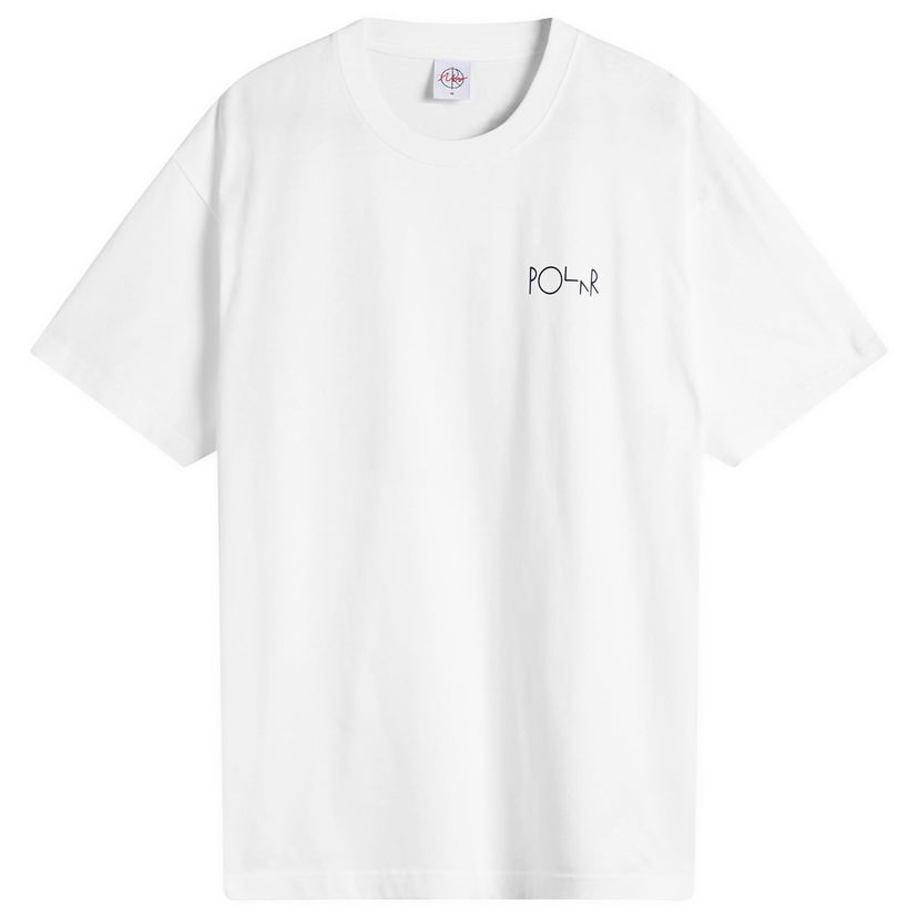 Tričko Polar Skate Co. Happy Sad Fill Logo T-Shirt Biela | PSC-W25-20-WHT