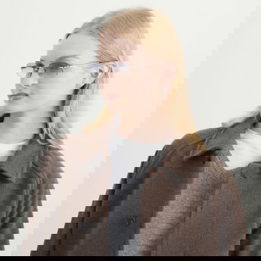 Slnečné okuliare Miu Miu Rimless Rectangular Gradient Sunglasses Metalická | 0MU-B50S-52-ZVN80O, 6