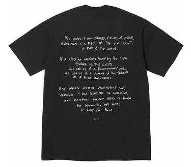 Tričko Supreme Corteiz x Rules The World Tee Black Čierna | FW23T58, 1